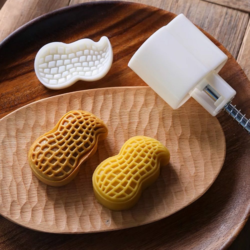 Khuôn trung thu lò xo 50g 1 mặt củ lạc