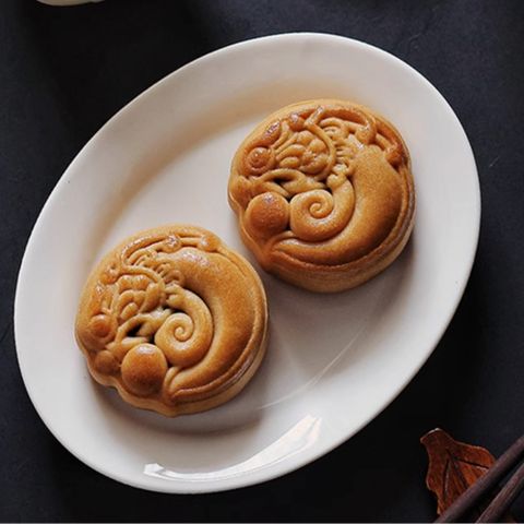 Khuôn trung thu 75g 01 mặt Ngọc Rồng