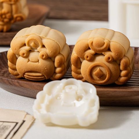 Khuôn trung thu 75g 2 mặt Con Cua
