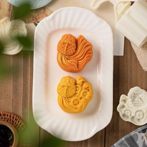 Khuôn trung thu 75g 2 mặt Song Ngư