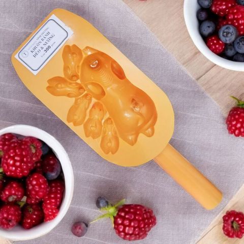 Khuôn trung thu gõ Vĩnh Trường 300g bầy heo.