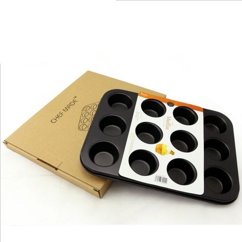 Khuôn 12 bánh cupcake Chefmade WK116260