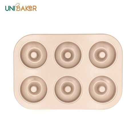 Khuôn bánh 6 donut Unibaker MB820