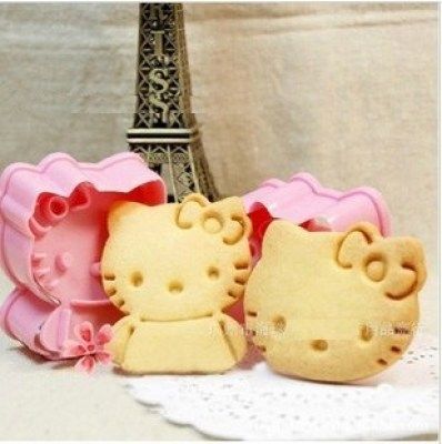 Khuôn nhấn bánh quy 3D Mèo Kitty