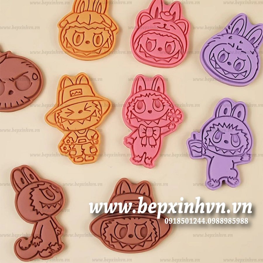 Khuôn nhấn bánh quy hình Labubu