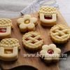 Khuôn nhựa nhấn bánh quy cookie có lõi
