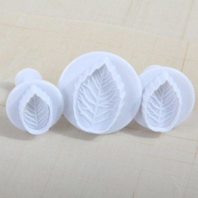 Khuôn nhấn fondant 3 chiếc lá