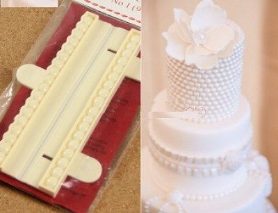 Khuôn nhấn fondant chuỗi hạt