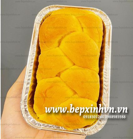 Hộp nhôm chữ nhật nhỏ Bon C4 - 240ml.