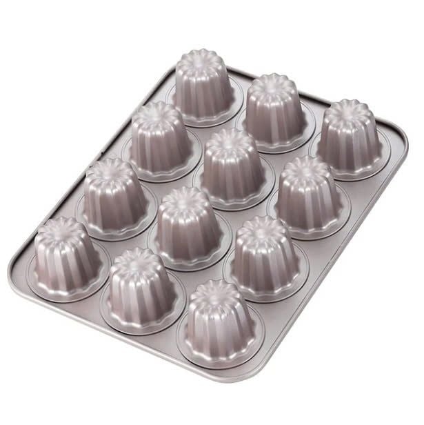Khuôn 12 bánh Cannele Chefmade WK9158