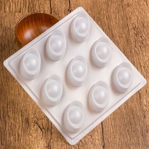 Khuôn rau câu 9 thỏi vàng nhựa
