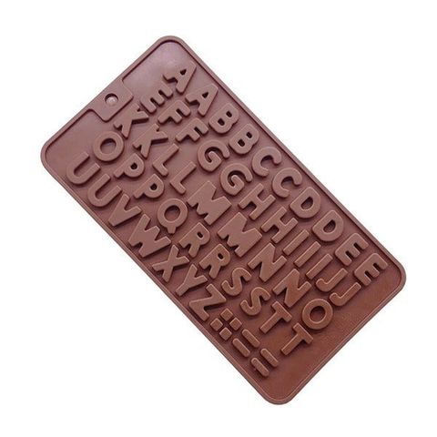 Khuôn Silicone Nâu 26 Chữ Cái