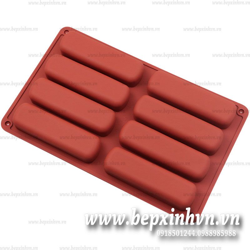 Khuôn silicon 3d 8 hình que lớn