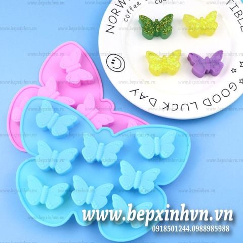 Khuôn silicon 3d Bướm Xinh