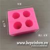 Khuôn silicon 4d 4 quả dâu