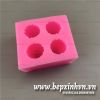 Khuôn silicon 4d 4 quả dâu