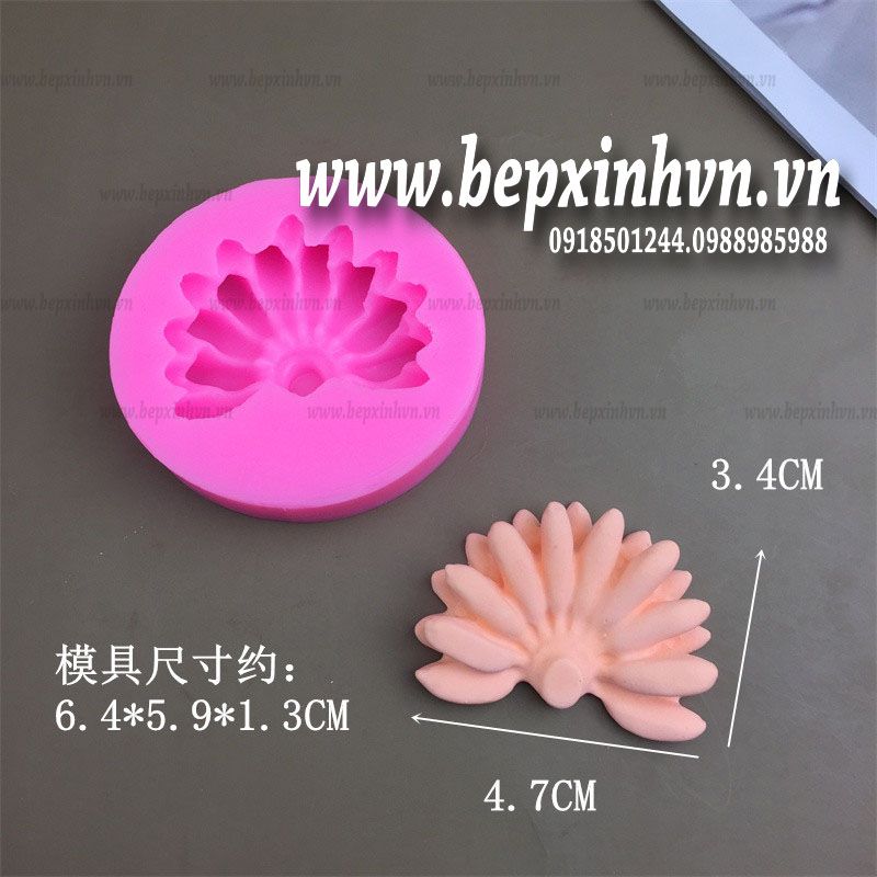 Khuôn silicon 4D nải chuối