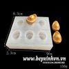 Khuôn silicon 4D 6 thỏi vàng