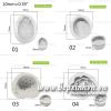 Khuôn silicon 4D hoa, lá, búp, đài sen