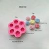 Khuôn silicon 4D 7 bông hoa