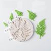 Khuôn silicon 4D 5 lá dương xỉ