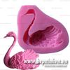 Khuôn silicon 4D thiên nga đơn