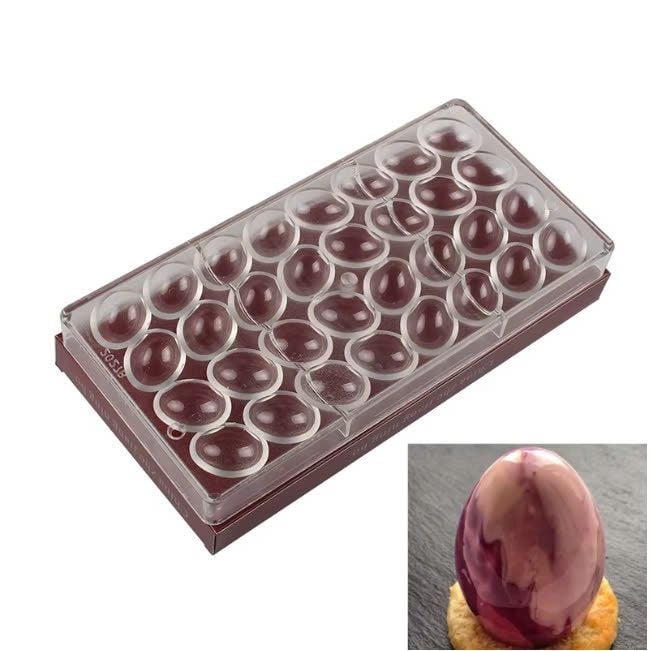 Khuôn nhựa làm socola bonbon 32 viên trứng