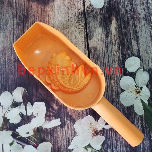 Khuôn trung thu gõ Vĩnh Trường hình cá chép (3 size).