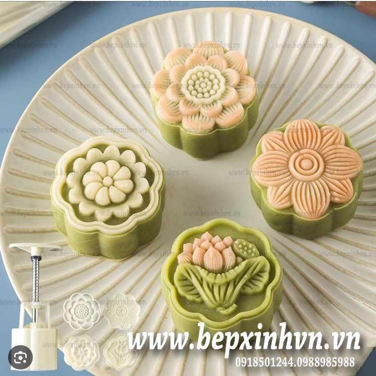19 mẫu khuôn bánh trung thu lò xo 50 - 250g đẹp giá rẻ | websosanh.vn