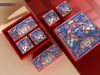 Bộ túi hộp trung thu 4 bánh 150g-250g Lân Vũ