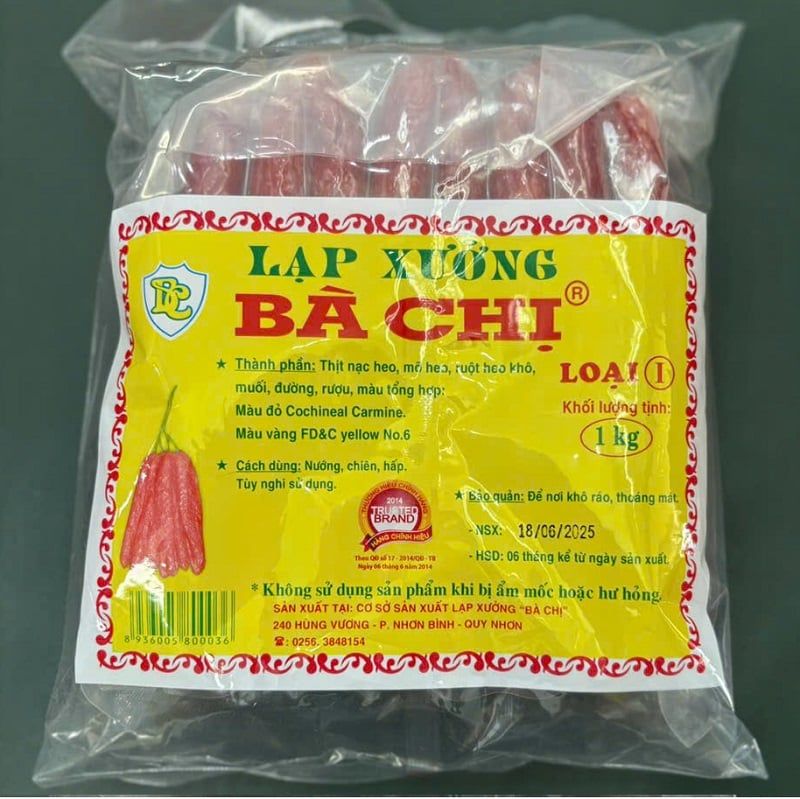 Lạp xưởng bà chị 1kg