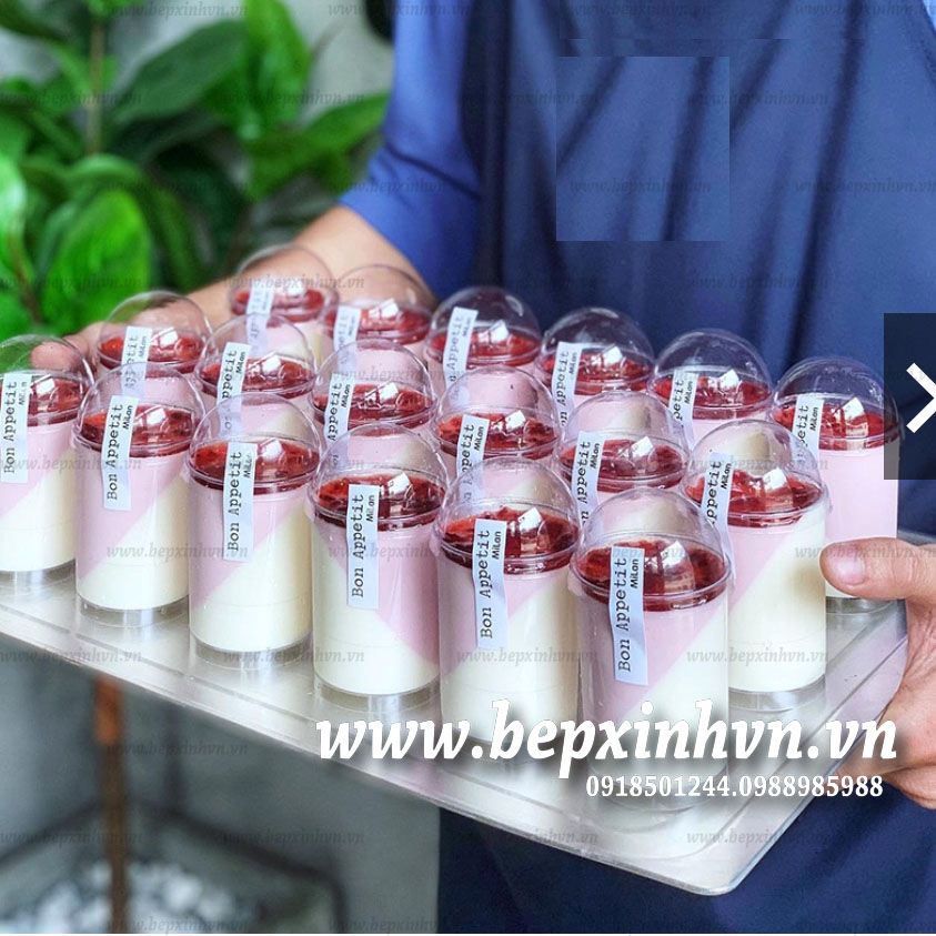 Ly tiramisu tròn cao 6080