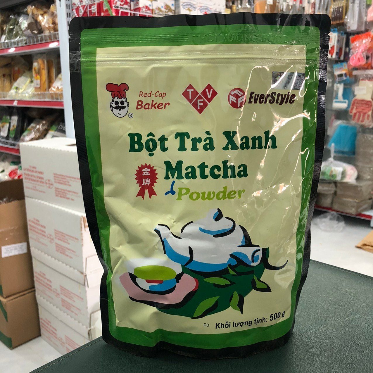 Bột trà xanh (matcha) Đài Loan 500gr.