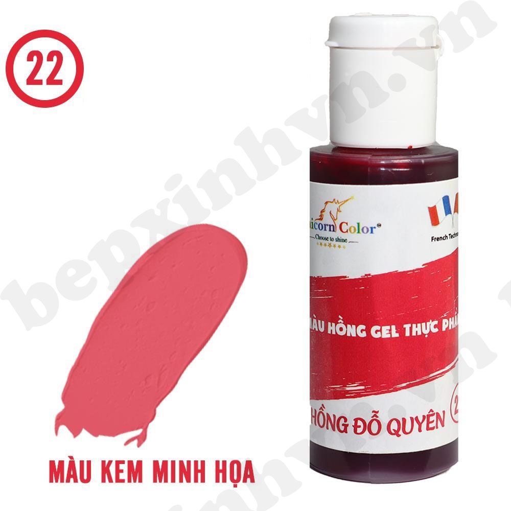 Màu gel hồng đổ quyên Unicorn Color 28g