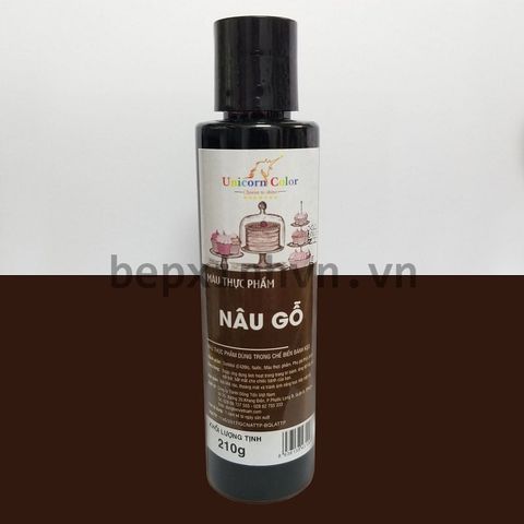 Màu siro thực phẩm nâu gỗ 210g