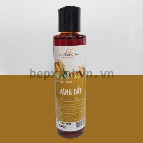 Màu siro thực phẩm vàng đất 210g