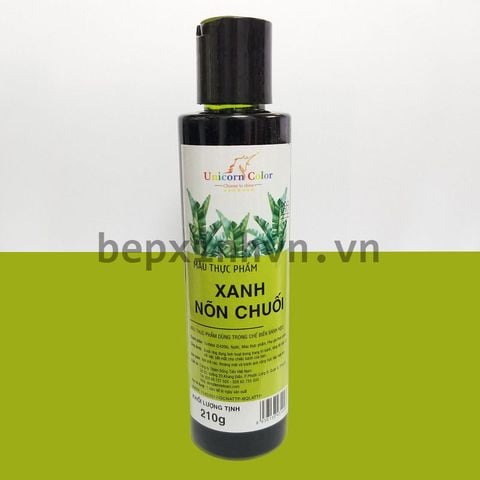 Màu siro thực phẩm xanh nõn chuối 210g