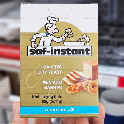 Men khô bánh mì ngọt Saf vàng 55g.