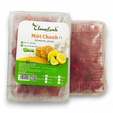 Mứt chanh đỏ nguyên trái Classy foods