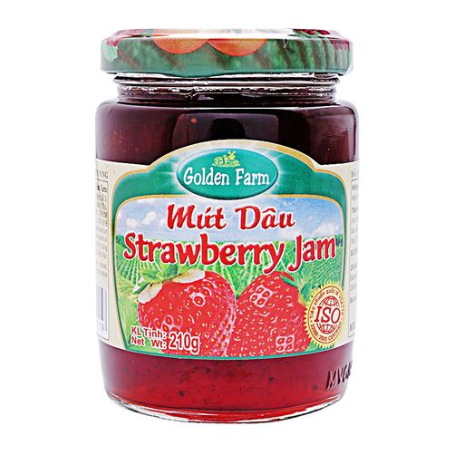 Mứt dâu Golden Farm 210gr.