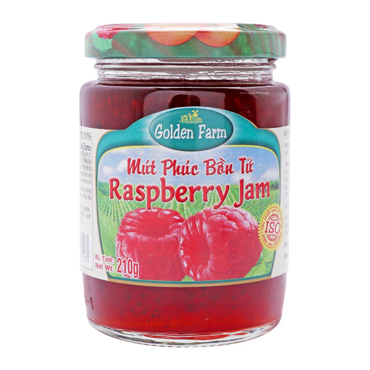 Mứt phúc bồn tử Golden Farm 210gr.