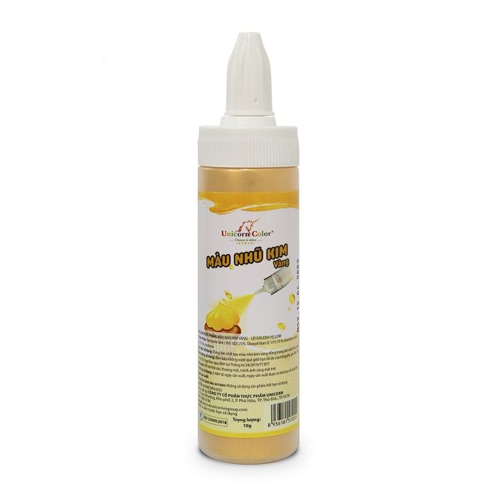 Màu nhũ kim vàng Unicorn color 10g