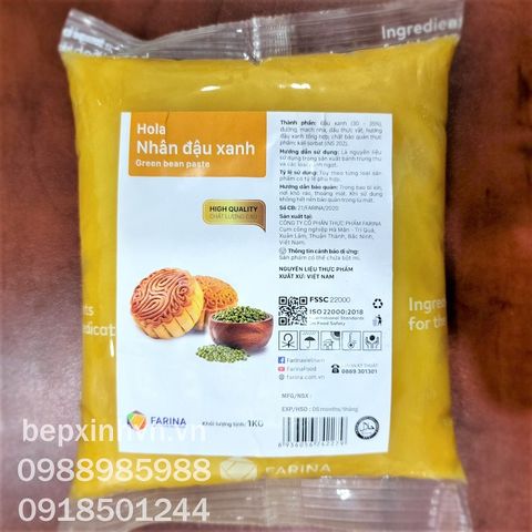 Nhân Trung Thu Đậu Xanh Hola 1kg