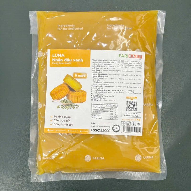 Nhân đậu xanh Farina Luna 1kg