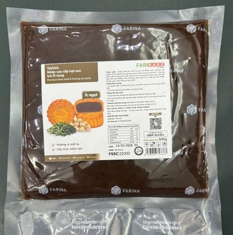 Nhân cao cấp hạt sen trà O long Farina Taiwa 500gr.