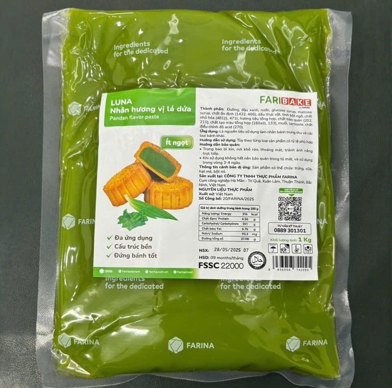 Nhân hương lá dứa Farina Luna 1kg