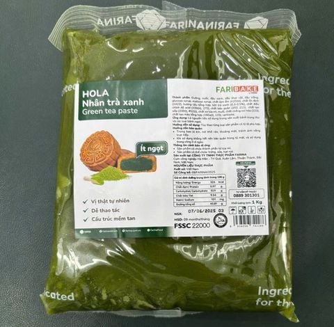 Nhân trà xanh Farina Hola 1kg