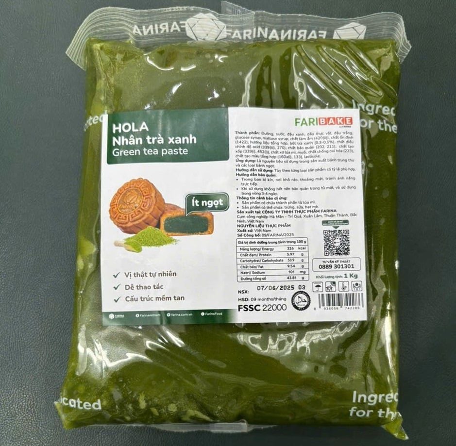 Nhân trà xanh Farina Hola 1kg