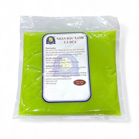Nhân trung thu đậu xanh lá dứa Phú Thương 1kg.