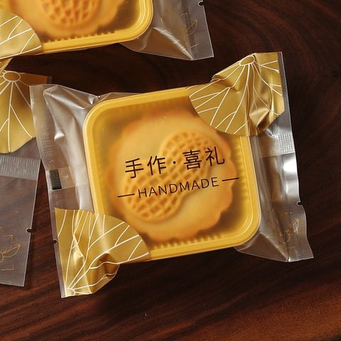 Túi trung thu hàn Lá Sen Vàng 50g-100g